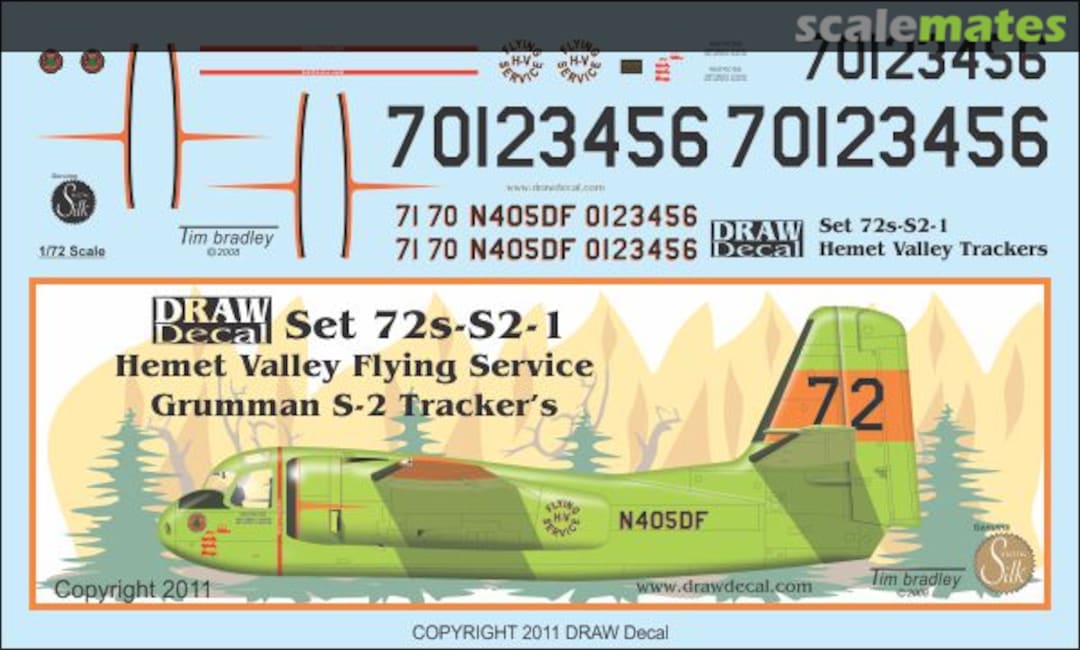 Boxart Grumman S-2 Tracker 72-S2-1 Draw Decal Boxart Grumman S-2 Tracker 72-S2-1 Draw Decal
