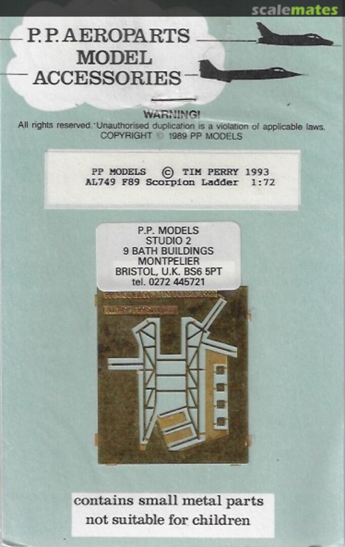 Boxart F89 Scorpion Ladder AL749 P.P. Aeroparts Boxart F89 Scorpion Ladder AL749 P.P. Aeroparts