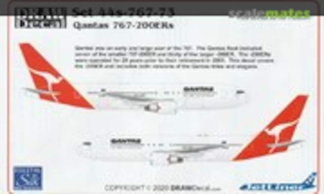 1:144 Qantas 767-200ER (Draw Decal 44s-767-73)