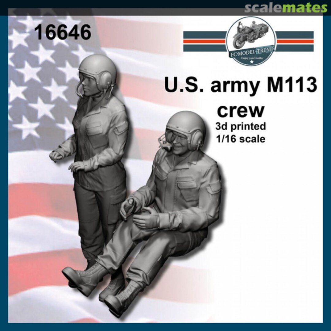 Boxart U.S. army M113 crew 16646 FC Model Trend