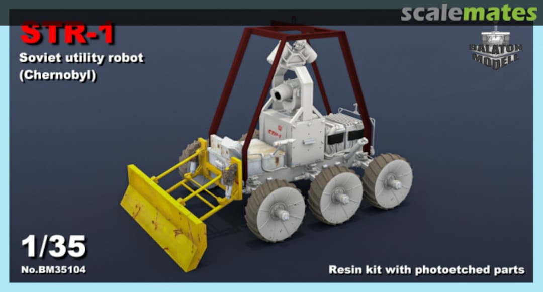 Boxart STR-1 Soviet Utility Robot (Chernobyl) BM35104 Balaton Modell Boxart STR-1 Soviet Utility Robot (Chernobyl) BM35104 Balaton Modell