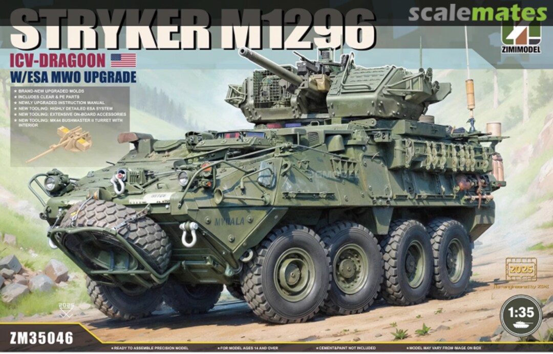 Boxart M1296 Stryker ICV-Dragoon ZM35046 Zimi Model Boxart M1296 Stryker ICV-Dragoon ZM35046 Zimi Model