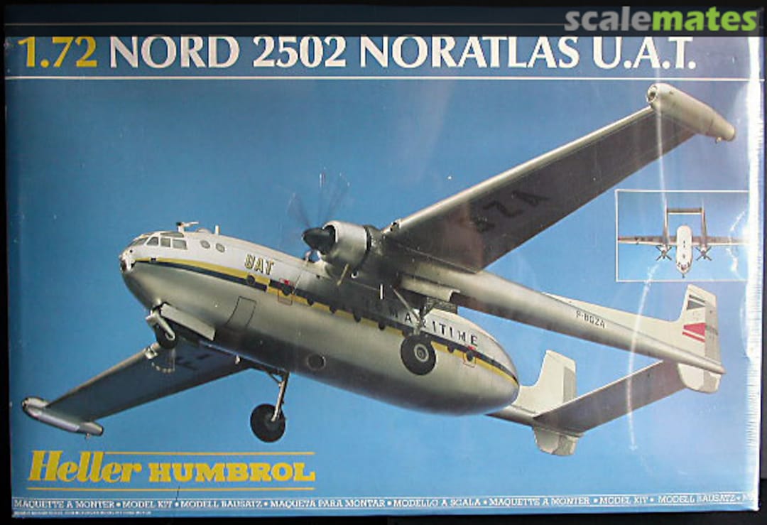 Boxart Nord 2502 Noratlas U.A.T. 80313 Heller Humbrol Boxart Nord 2502 Noratlas U.A.T. 80313 Heller Humbrol