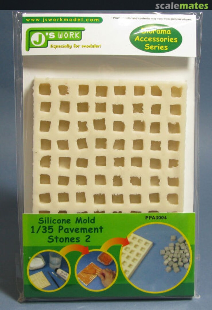 Boxart Silicone Mold for Pavement stones 2 PPA3004 J's Work