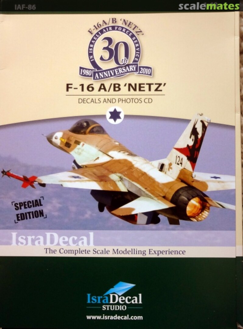 Boxart F-16A F-16B Netz (Decals & Photo CD) IAF-86 IsraDecal Studio Boxart F-16A F-16B Netz (Decals & Photo CD) IAF-86 IsraDecal Studio