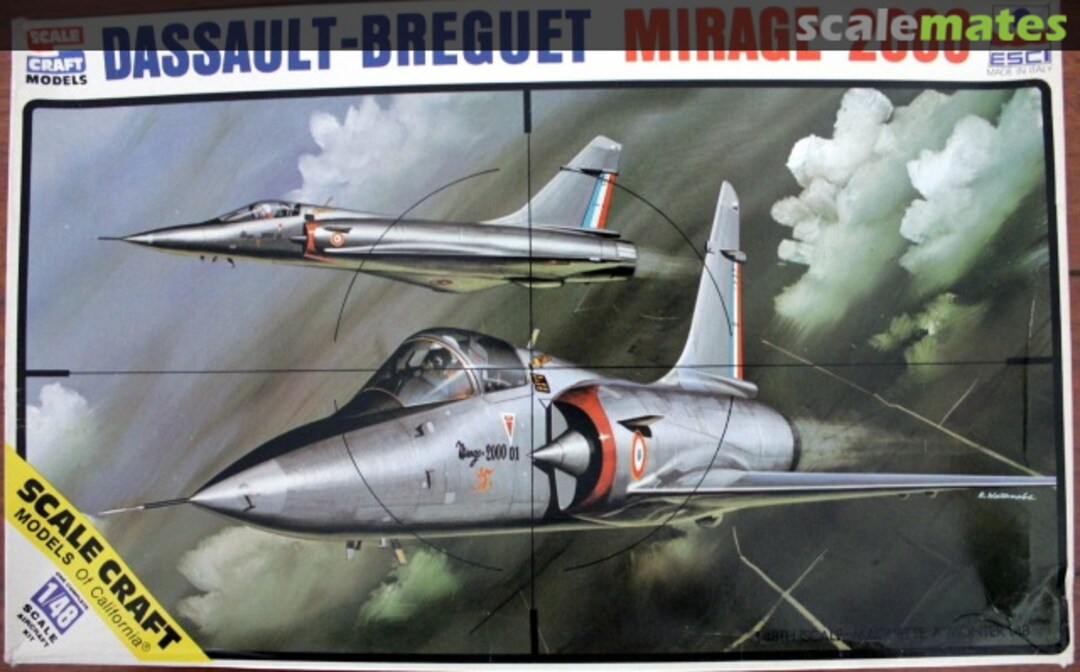 Boxart Dassault-Breguet Mirage 2000 4035 ESCI/Scale Craft Boxart Dassault-Breguet Mirage 2000 4035 ESCI/Scale Craft