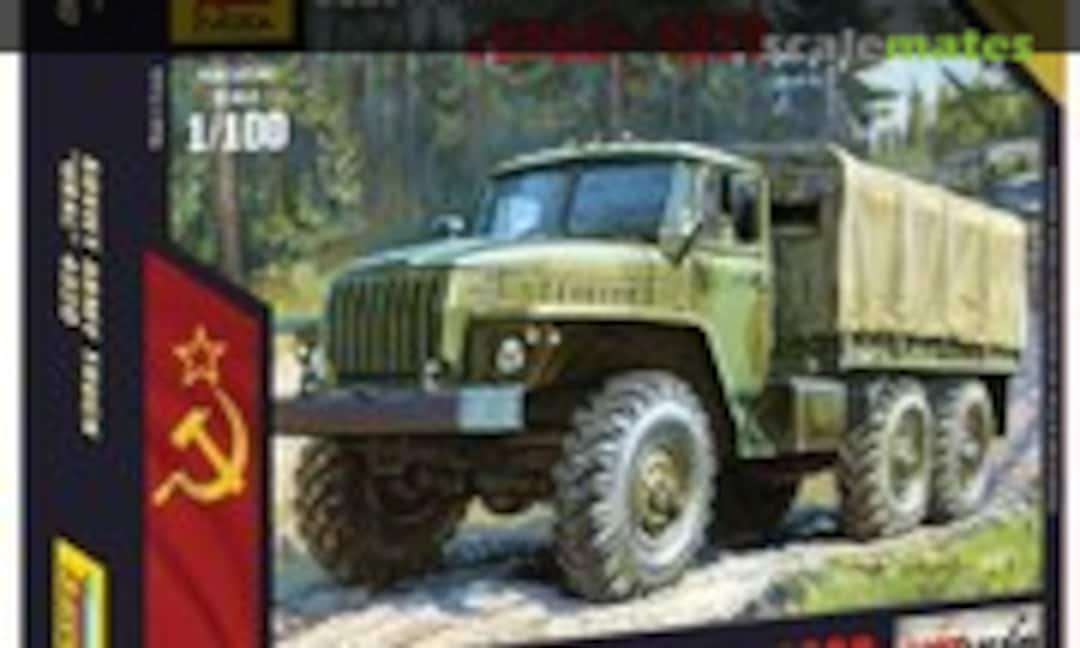 1:100 Soviet army truck "Ural" 4320 (Zvezda 7417) 7417