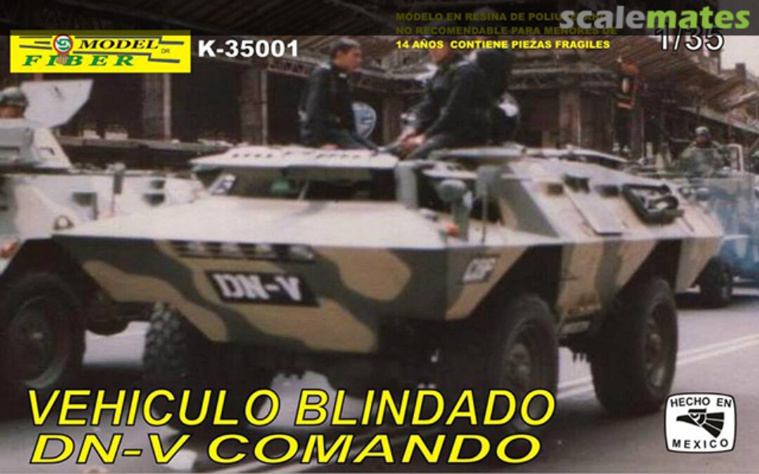 Boxart Vehiculo Blindado DN-V Comando K-35001 Fiber Model Boxart Vehiculo Blindado DN-V Comando K-35001 Fiber Model