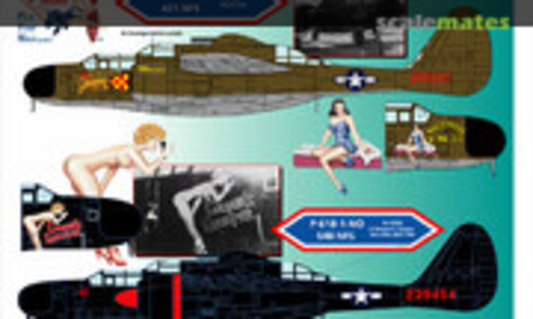 1:48 Black Widow Babes Part 1 (Pyn-Up Decals PYND48014) PYND48014