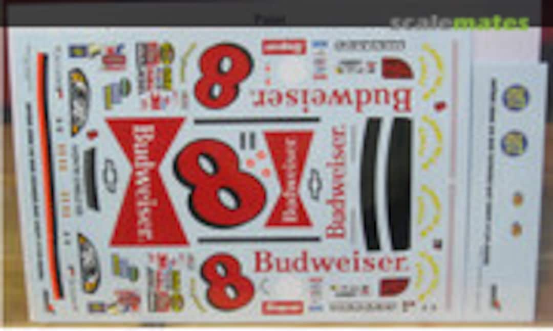 1:24 #8 Budweiser Father's Day (Powerslide Decals PS-222) PS-222