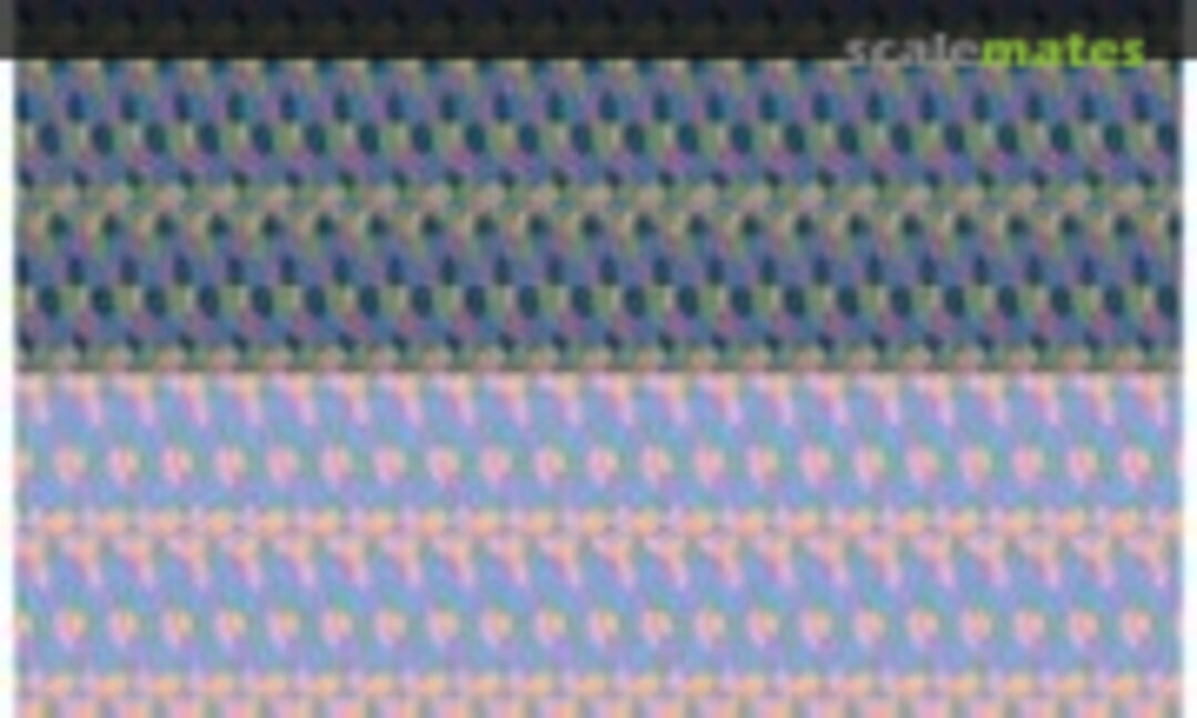 1:48 (white decal paper for rib tapes) 5 colour "lozenge" full pattern width for upper and lower surfaces (factory fresh) (Aviattic ATT48012) ATT48012