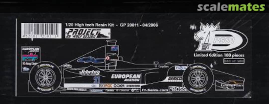 Boxart Minardi PS01 GP 20011 Wolf Kits Boxart Minardi PS01 GP 20011 Wolf Kits