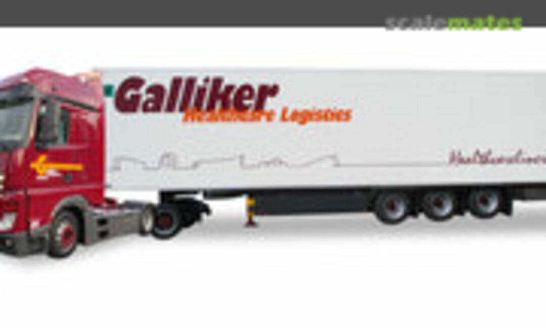 Mercedes-Benz Actros Streamspace 2.5 Jumbokühlkoffer-Sattelzug Lowliner &quot;Galliker&quot; (CH) (Herpa 923903)