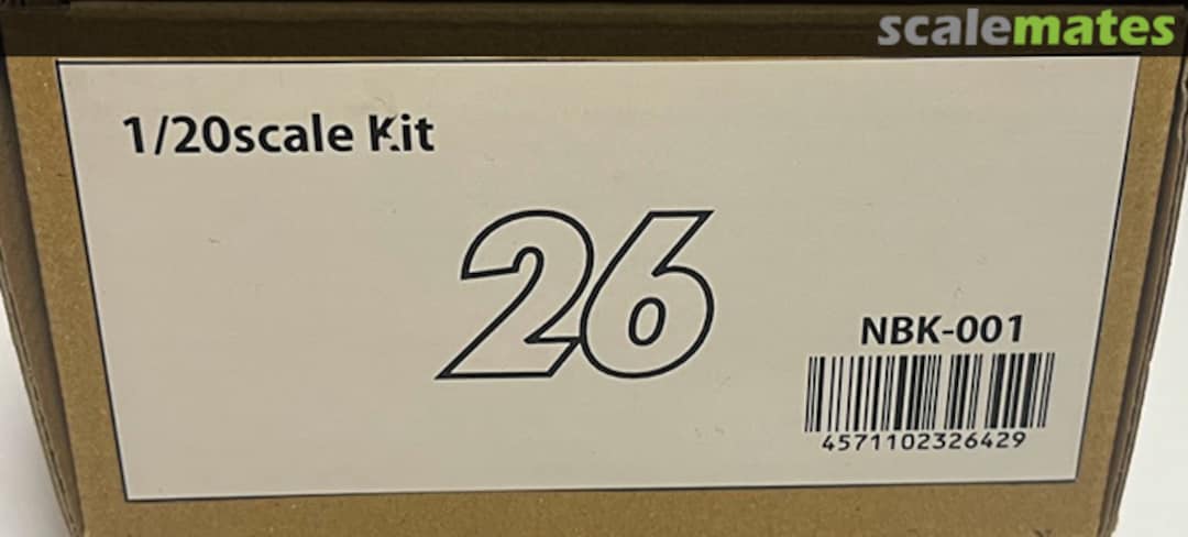 Boxart Dallara DW12 NBK-001 Model Factory Hiro Boxart Dallara DW12 NBK-001 Model Factory Hiro