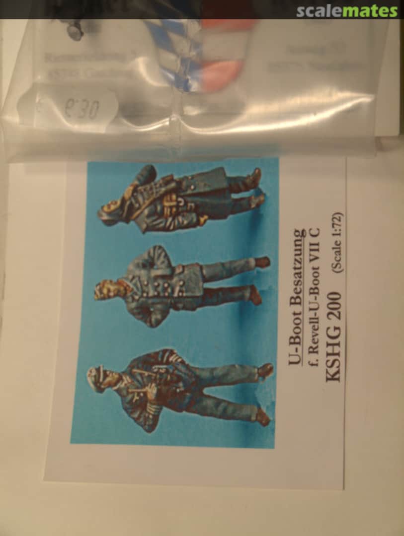 Boxart U-Boot Crew for VII Type C (3 Fig.) KSHG200 Hecker & Goros Boxart U-Boot Crew for VII Type C (3 Fig.) KSHG200 Hecker & Goros