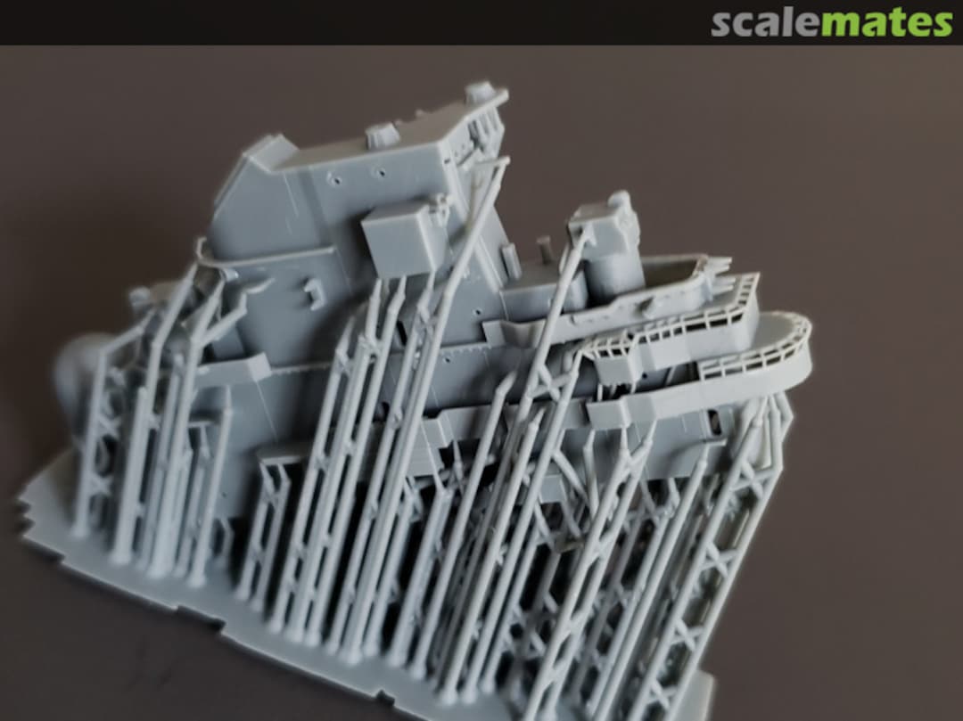 Boxart USS Intrepid CVS-11 Island, 1968-1973, Vietnam War 700-CV11 1968 Model Monkey