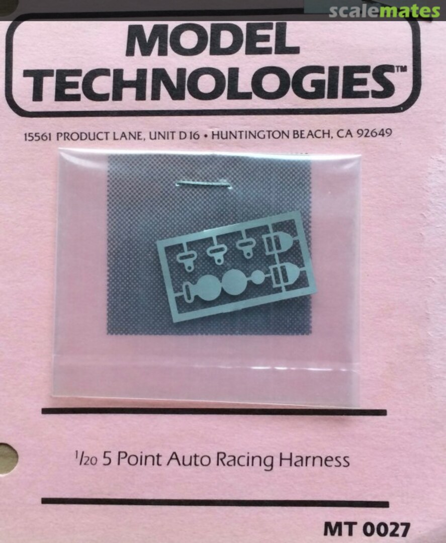 Boxart 5 Point Auto Racing Harness MT0027 Model Technologies