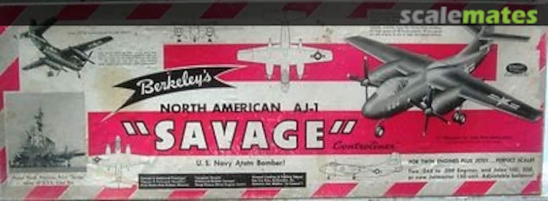 Boxart North American AJ-1 Savage 8-1 Berkeley Models Boxart North American AJ-1 Savage 8-1 Berkeley Models