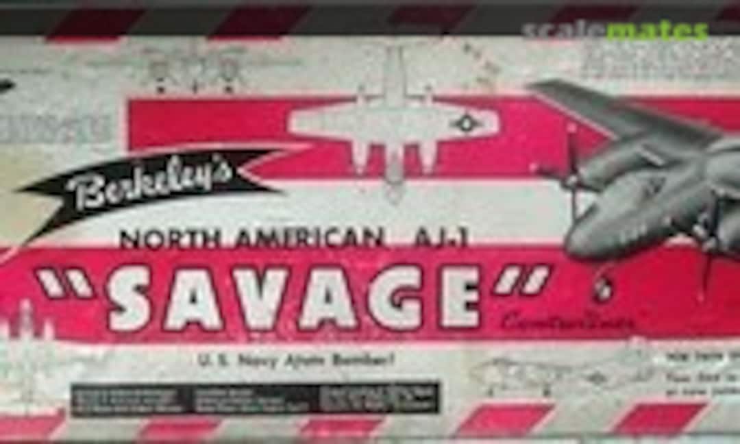 1:32 North American AJ-1 Savage (Berkeley Models 8-1) 8-1