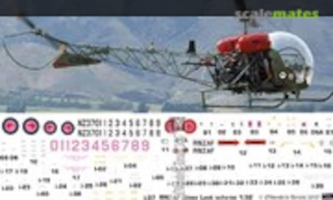 1:72 RNZAF Bell 47G Sioux Last - Historic Flight (Oldmodels Decals OMD0400) OMD0400