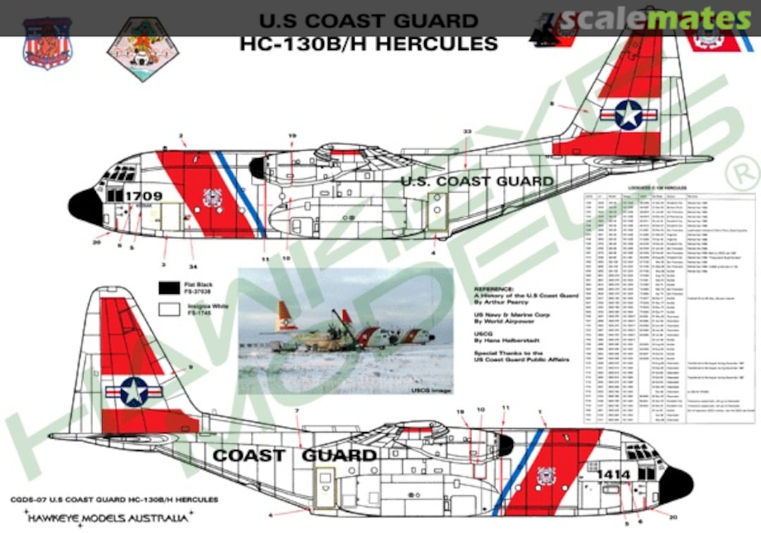 Boxart Guard HC-130B/H Hercules CGDS-07 Hawkeye Models Boxart Guard HC-130B/H Hercules CGDS-07 Hawkeye Models