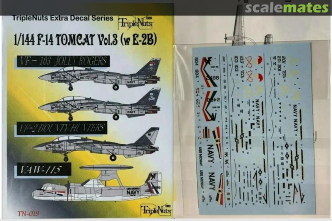 Boxart F-14 Tomcat Vol.3 (w/ E-2B) TN-019 Triple Nuts Boxart F-14 Tomcat Vol.3 (w/ E-2B) TN-019 Triple Nuts