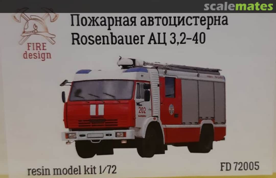 Boxart Rosenbauer AC 3,2-40 FD72005 Fire Design Boxart Rosenbauer AC 3,2-40 FD72005 Fire Design