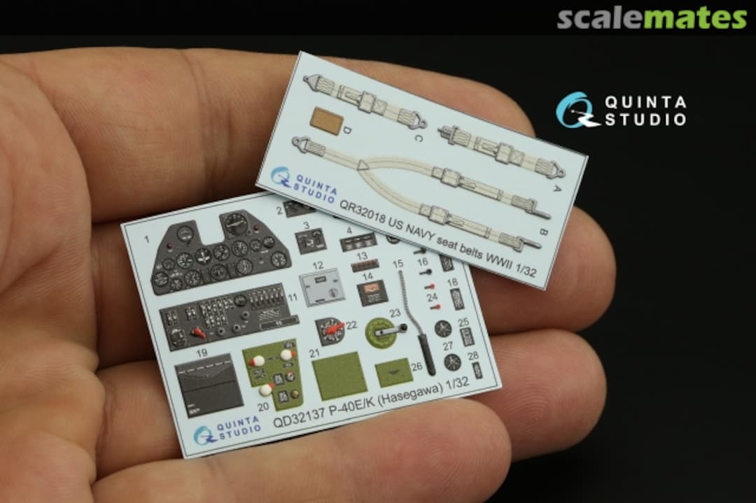 Contents P-40E/K Warhawk interior 3D decals QD32137 Quinta Studio Contents P-40E/K Warhawk interior 3D decals QD32137 Quinta Studio