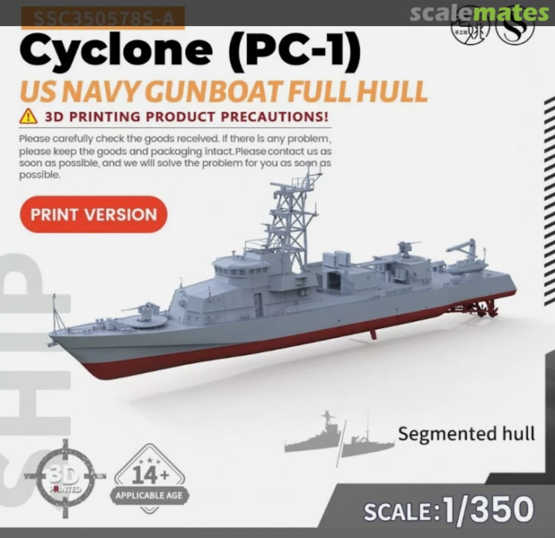 Boxart Cyclone (PC-1) SSC350578S-A SSMODEL Boxart Cyclone (PC-1) SSC350578S-A SSMODEL
