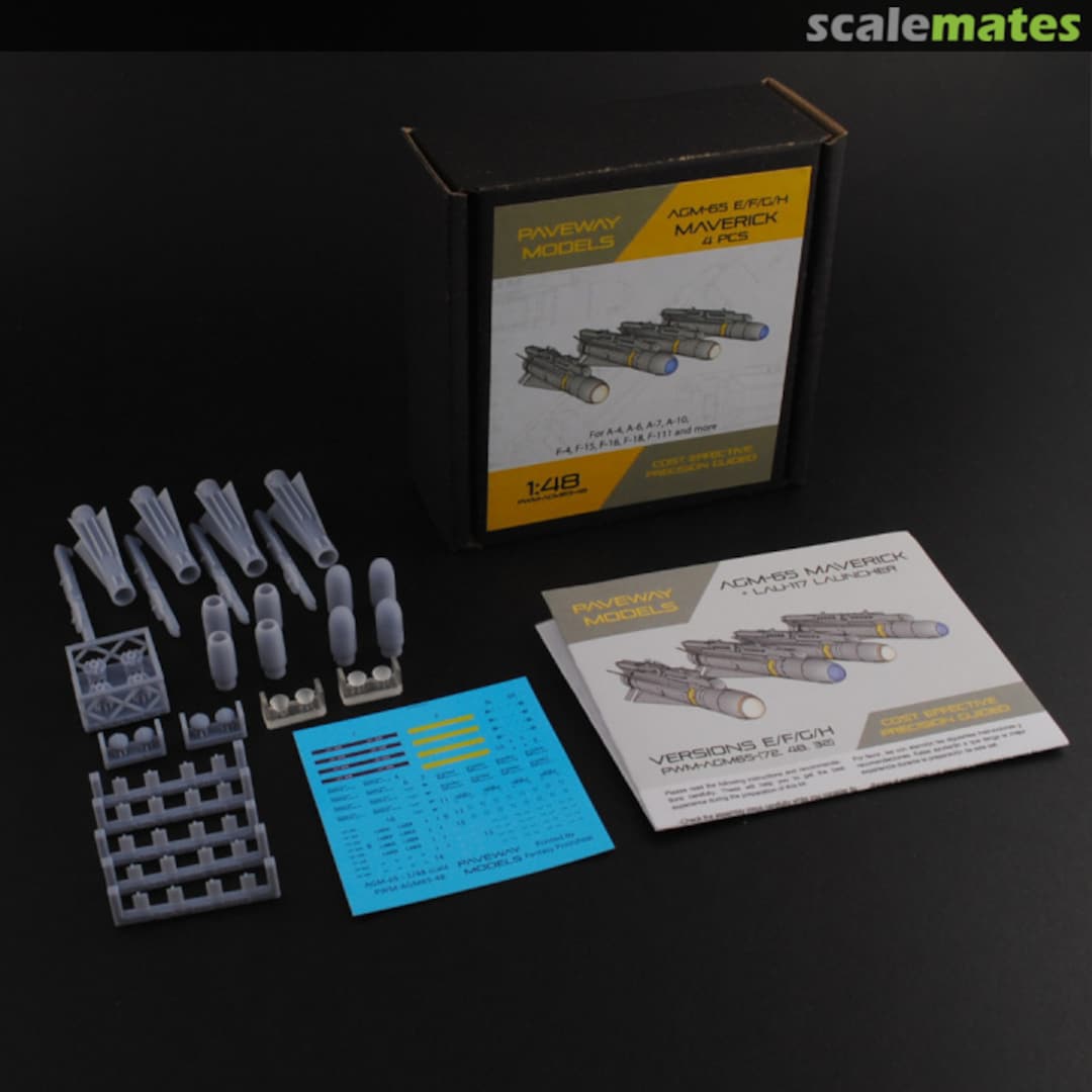 Boxart AGM-65 E/F/G/H Maverick PWM-AGM65-72 Paveway Models