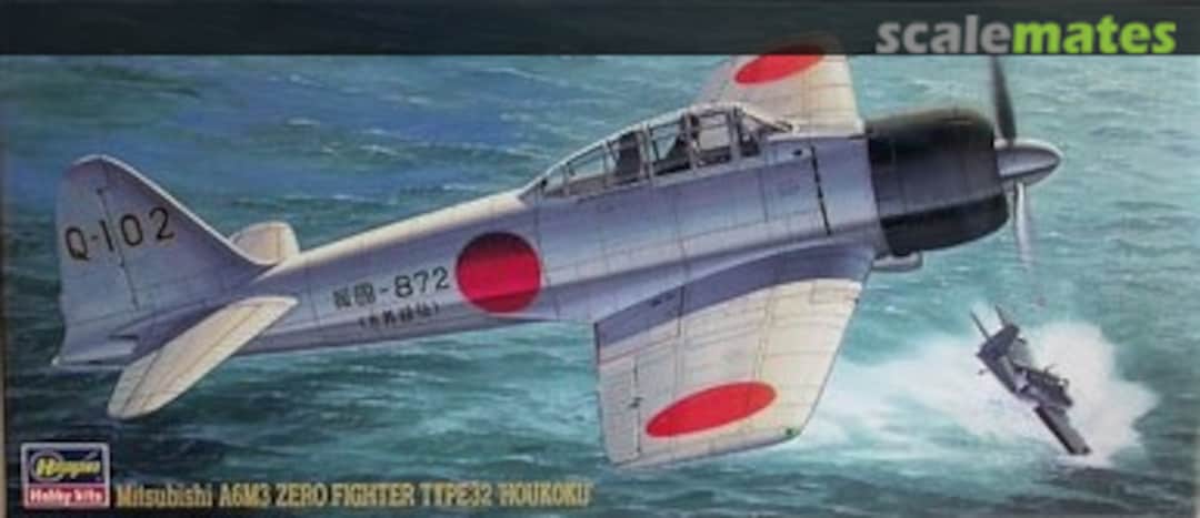 Boxart Mitsubishi A6M3 Zero Fighter Type 32 Houkoku 51363 Hasegawa Boxart Mitsubishi A6M3 Zero Fighter Type 32 Houkoku 51363 Hasegawa