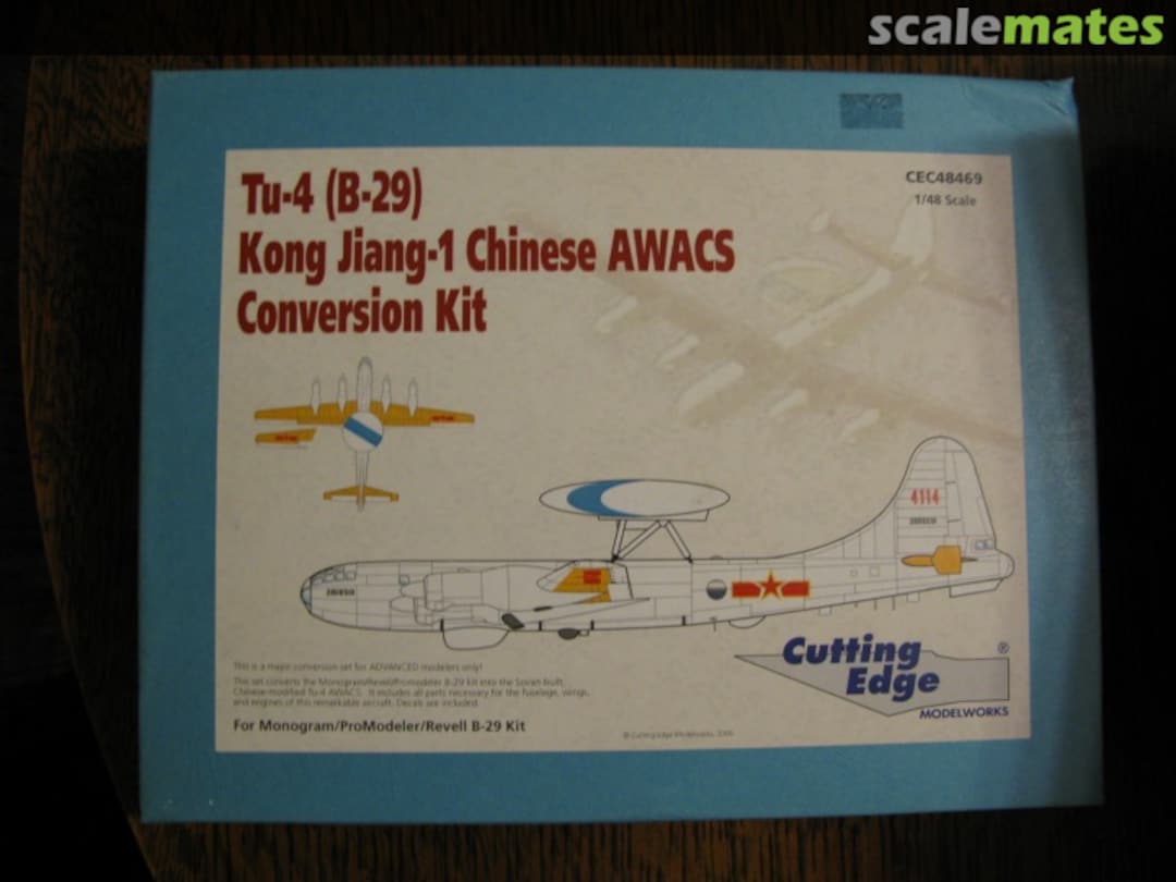 Boxart Tu-4 (B-29) Kong Jiang-1 Chinese AWACS CEC48469 Cutting Edge Modelworks Boxart Tu-4 (B-29) Kong Jiang-1 Chinese AWACS CEC48469 Cutting Edge Modelworks