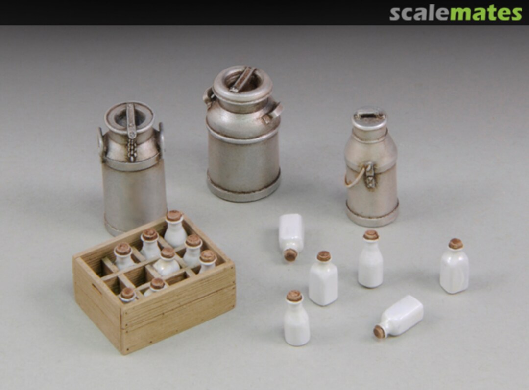 Boxart Milk Bottles with Crates and Churns 653 Royal Model Boxart Milk Bottles with Crates and Churns 653 Royal Model