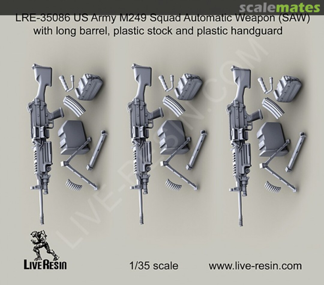 Boxart M249 Squad Automatic Weapon (SAW) LRE-35086 Live Resin Boxart M249 Squad Automatic Weapon (SAW) LRE-35086 Live Resin