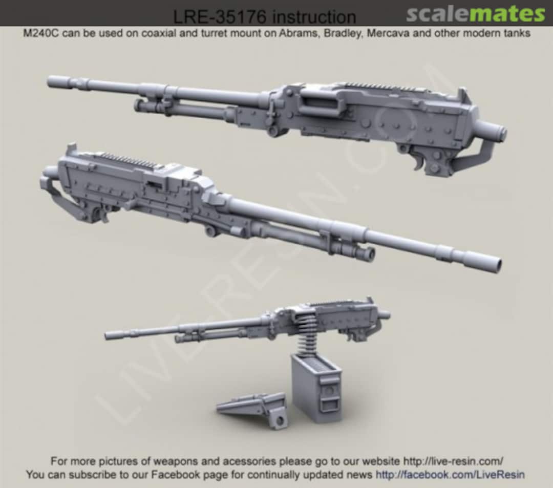 Boxart M240C (with Picatinny rail) LRE-35176 Live Resin Boxart M240C (with Picatinny rail) LRE-35176 Live Resin