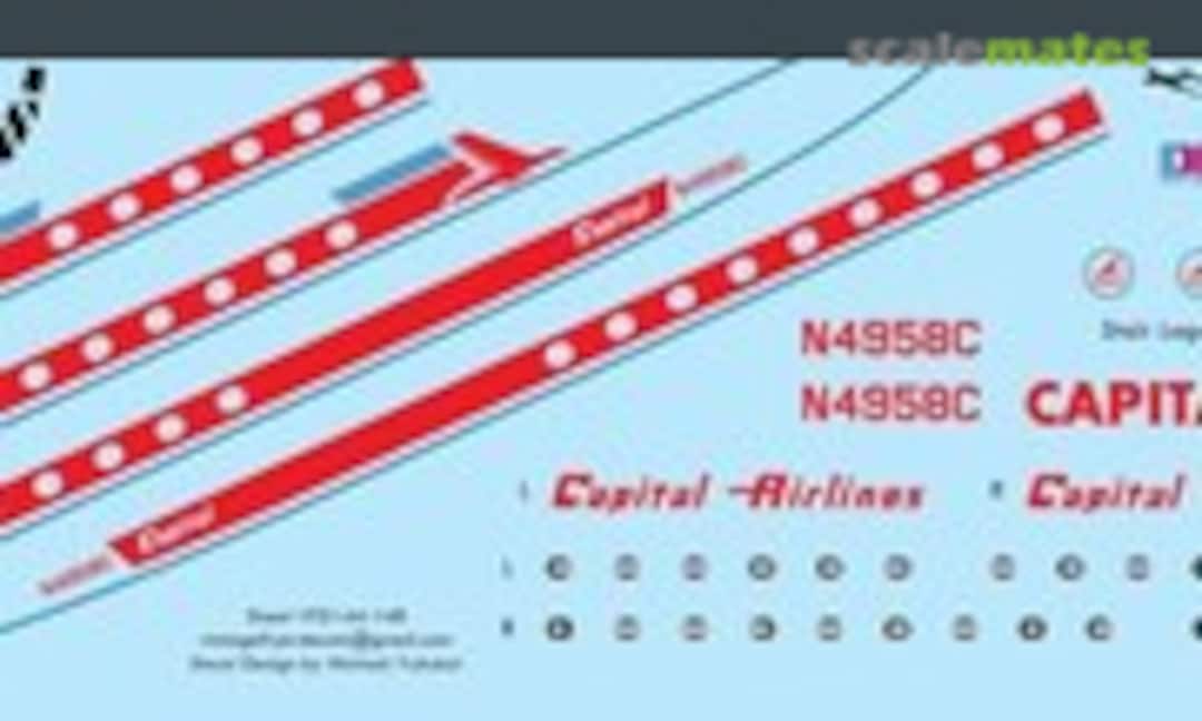 1:100 Comet 4 Capital (Vintage Flyer Decals VFD100-148) VFD100-148