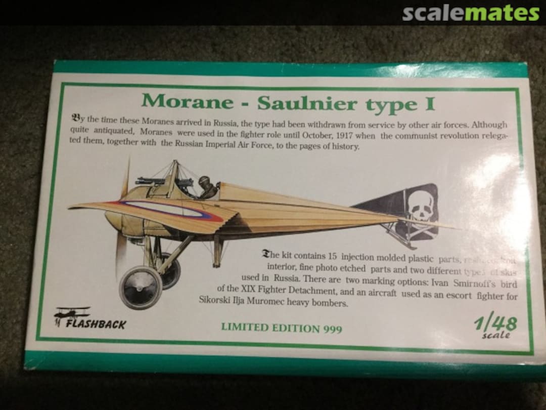 Boxart Morane-Saulnier Type I KLH 8913 Flashback Boxart Morane-Saulnier Type I KLH 8913 Flashback