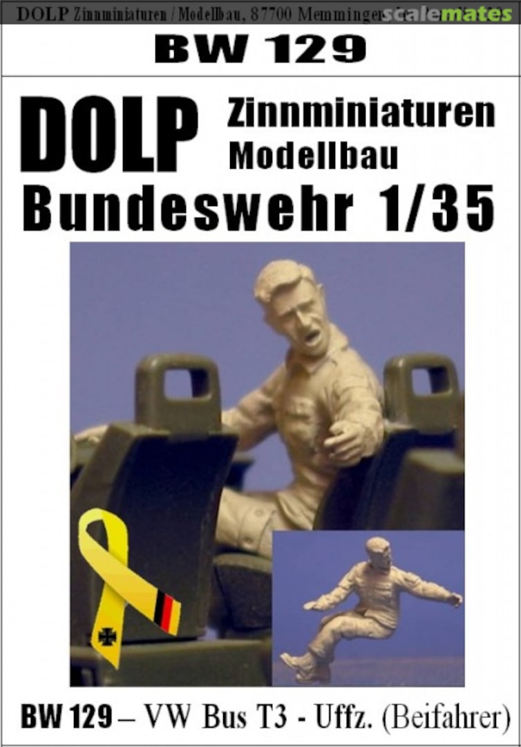Boxart Uffz, Beifahrer, sitzend BW 129 DOLP-Modellbau Boxart Uffz, Beifahrer, sitzend BW 129 DOLP-Modellbau