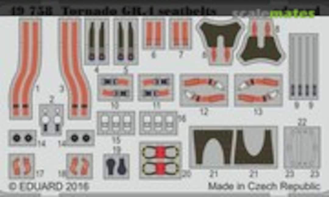 1:48 Tornado GR.4 - Seatbelts (Eduard 49758) 49758