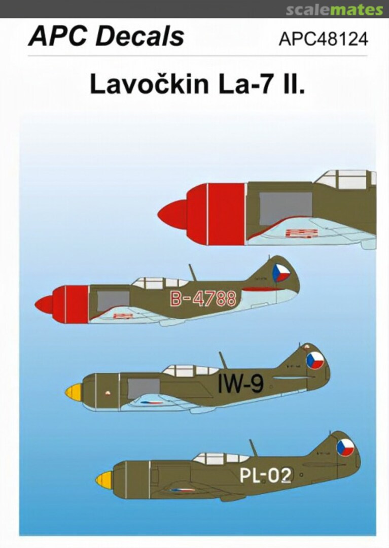 Boxart Lavočkin La-7 II. APC48124 APC Decals Boxart Lavočkin La-7 II. APC48124 APC Decals