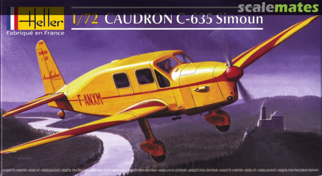 Boxart Caudron C-635 Simoun 80208 Heller Boxart Caudron C-635 Simoun 80208 Heller