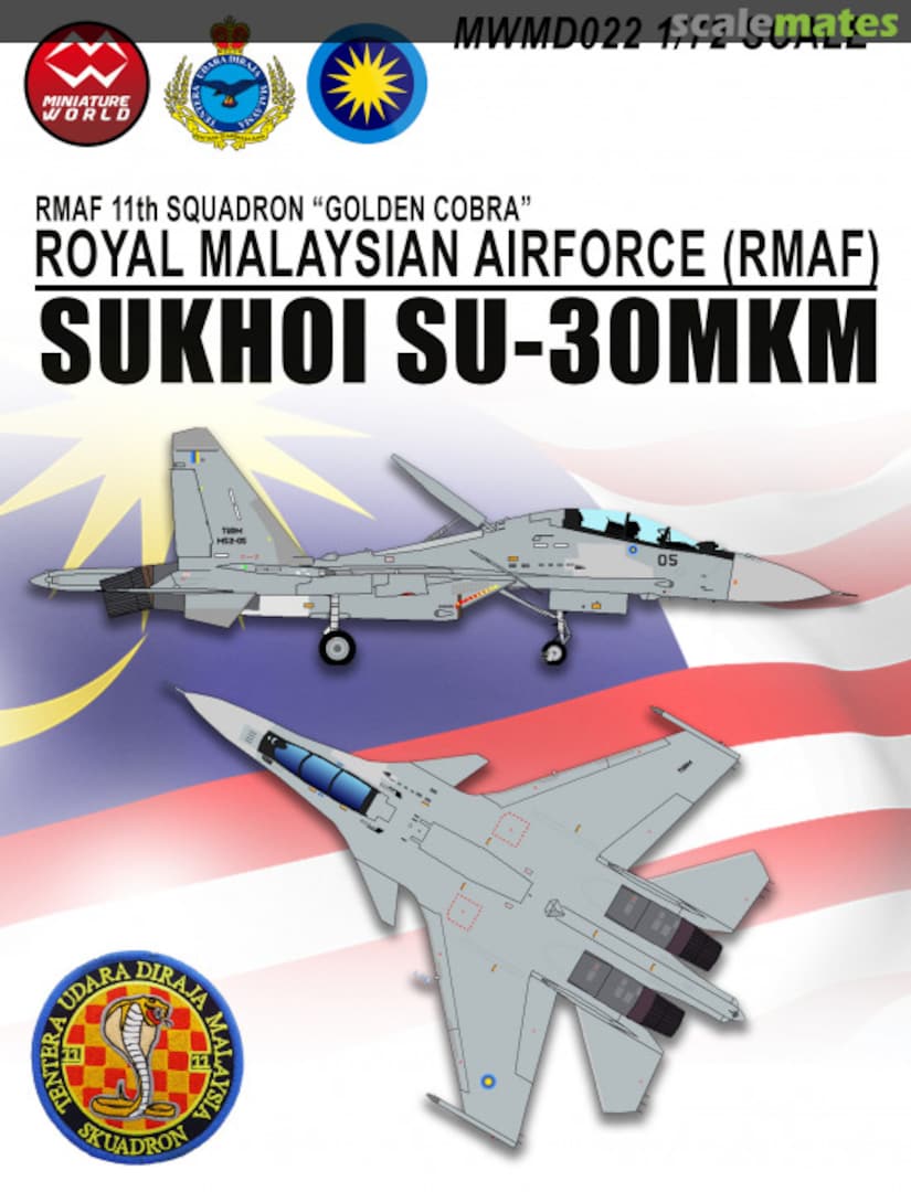 Boxart RMAF Sukhoi SU-30MKM MWMD022 Modelkits Official Boxart RMAF Sukhoi SU-30MKM MWMD022 Modelkits Official