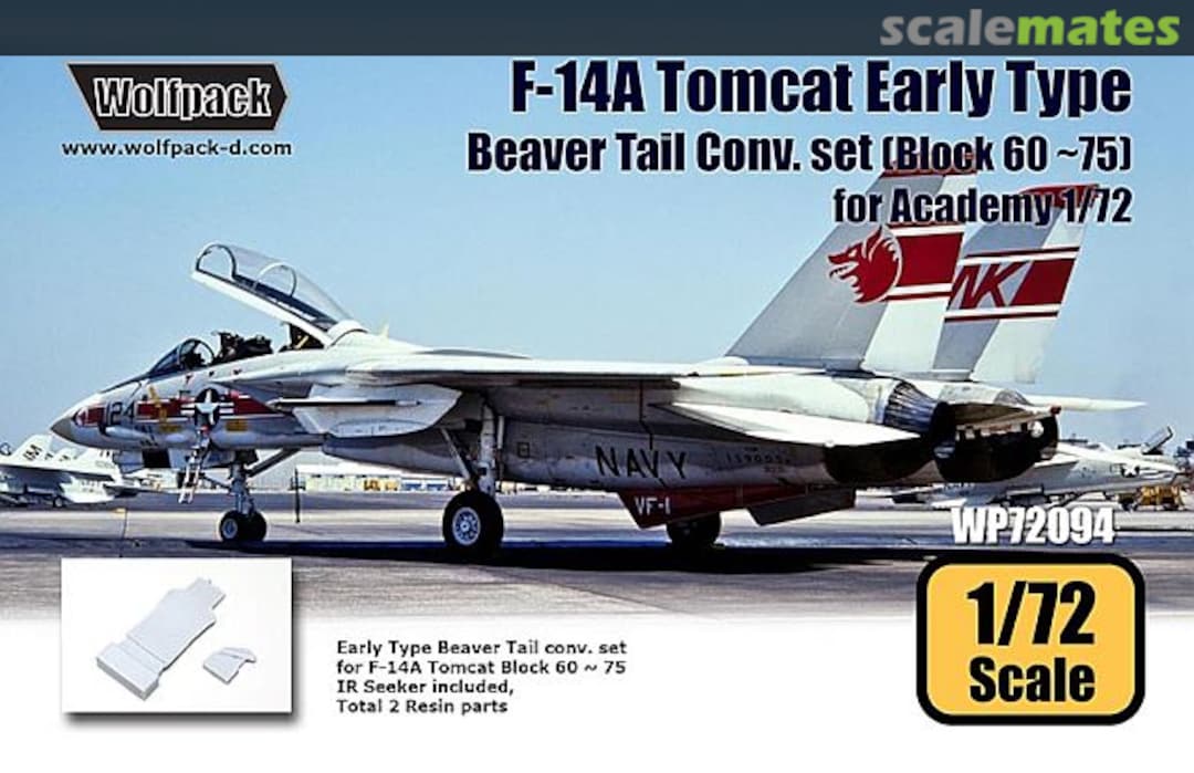 Boxart F-14A Tomcat Early Type Beaver Tail Conv. set (Block 60 ~ 75) WP72094 Wolfpack Boxart F-14A Tomcat Early Type Beaver Tail Conv. set (Block 60 ~ 75) WP72094 Wolfpack