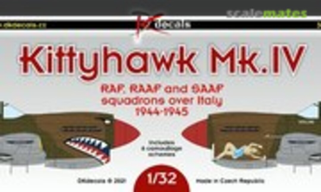 1:32 Kittyhawk Mk. IV (DK Decals 32021) 32021