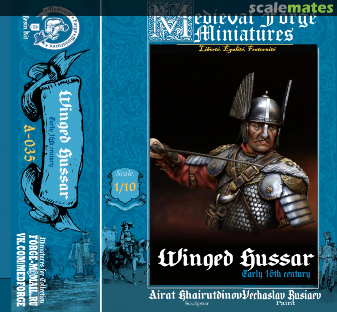 Boxart Winged Hussar A-035 Medieval Forge Miniatures