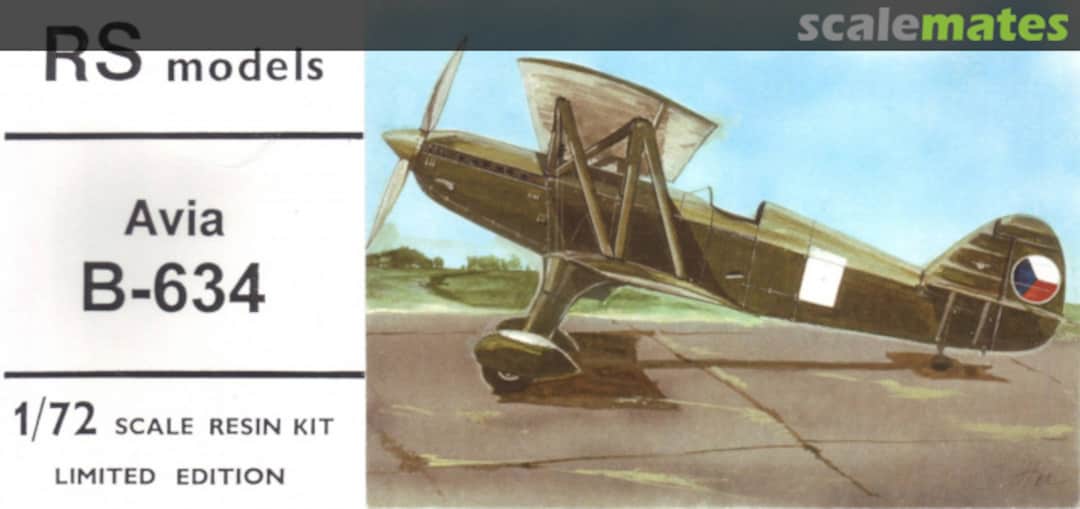 Boxart Avia B-634 7271 RS Models Boxart Avia B-634 7271 RS Models