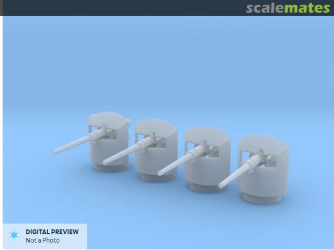 Boxart Italian 120 mm (4.7 in)/40 gun SET x4 diStefan 3Dprint Boxart Italian 120 mm (4.7 in)/40 gun SET x4 diStefan 3Dprint