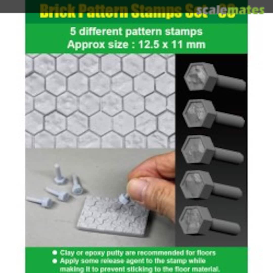 Boxart Brick Pattern Stamp Set - 03 PPA3164 J's Work