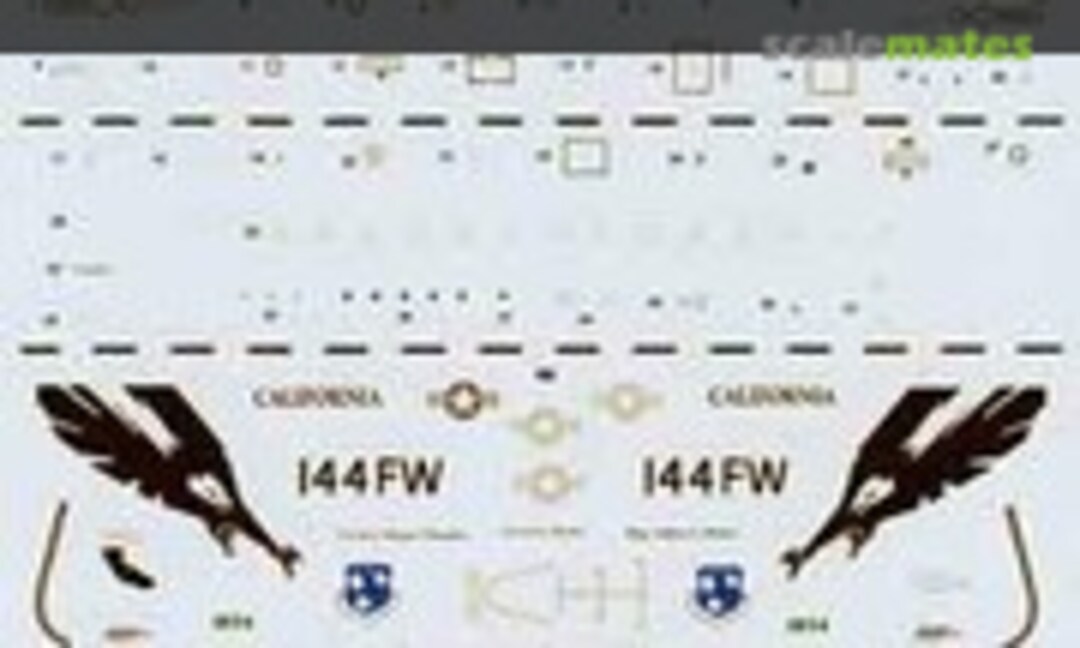 1:72 F-16C Falcons: 149th FW & 144th FW (Microscale 72-901) 72-901