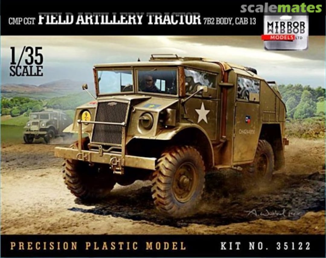 Boxart CMP CGT Field Artillery Tractor 35122 MIRROR Models